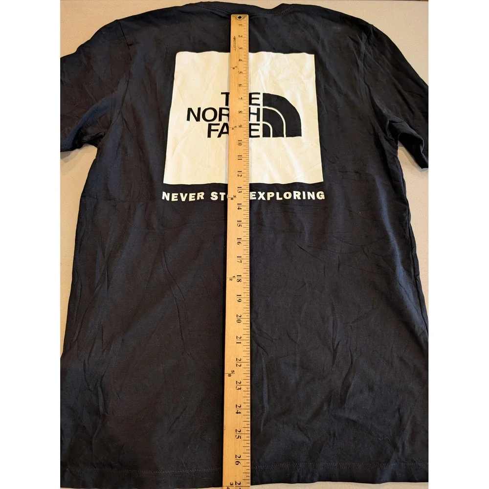 The North Face Mens Red Box Graphic T Shirt Black Small Never Stop Exploring